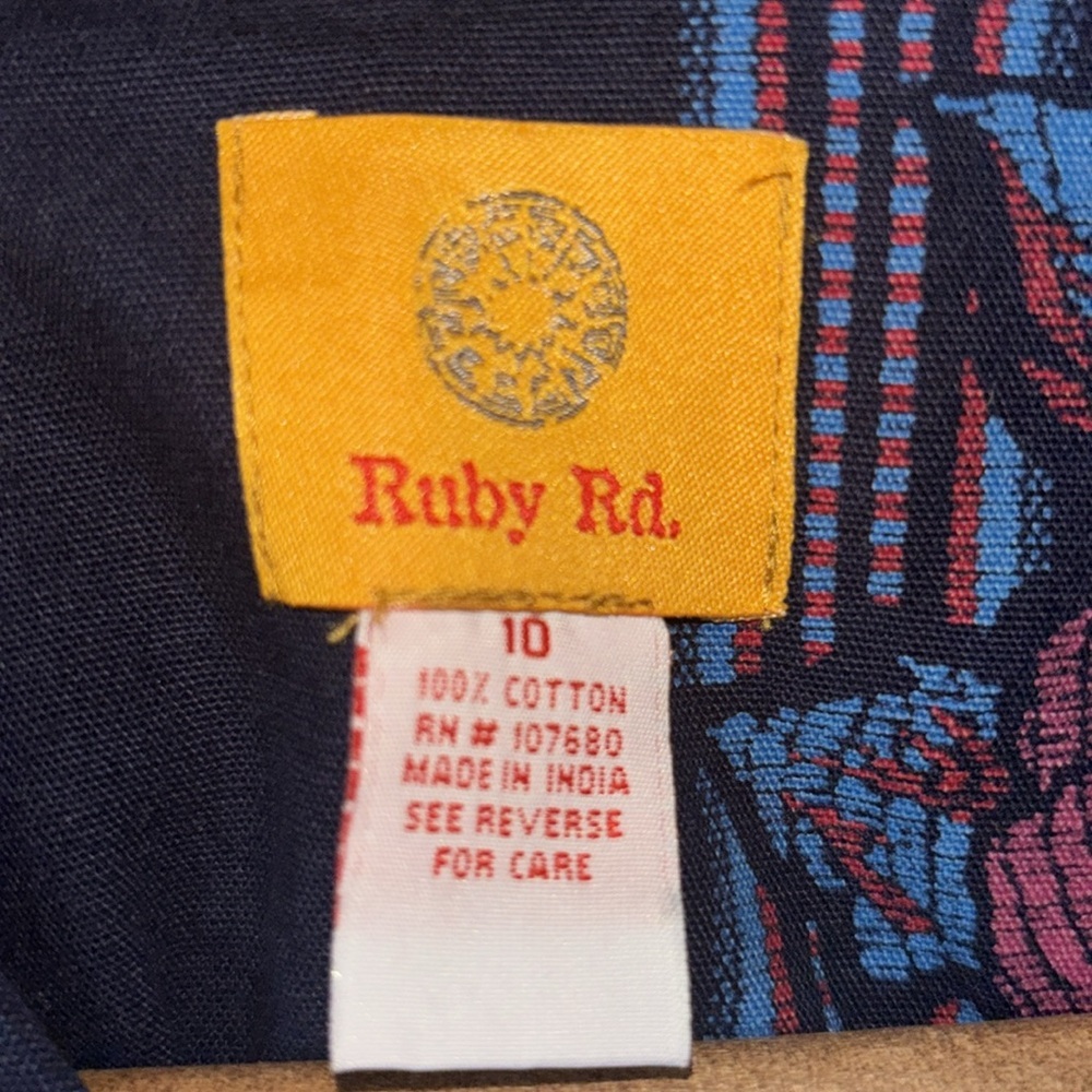 Ruby Rd. Embroidery Flowers Jacket Shacket Coat C… - image 4